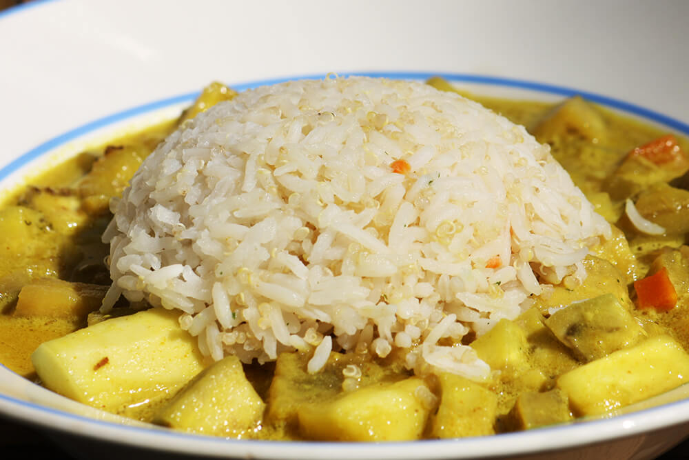 lowcarb Curry mit Ingwer und Knoblauch